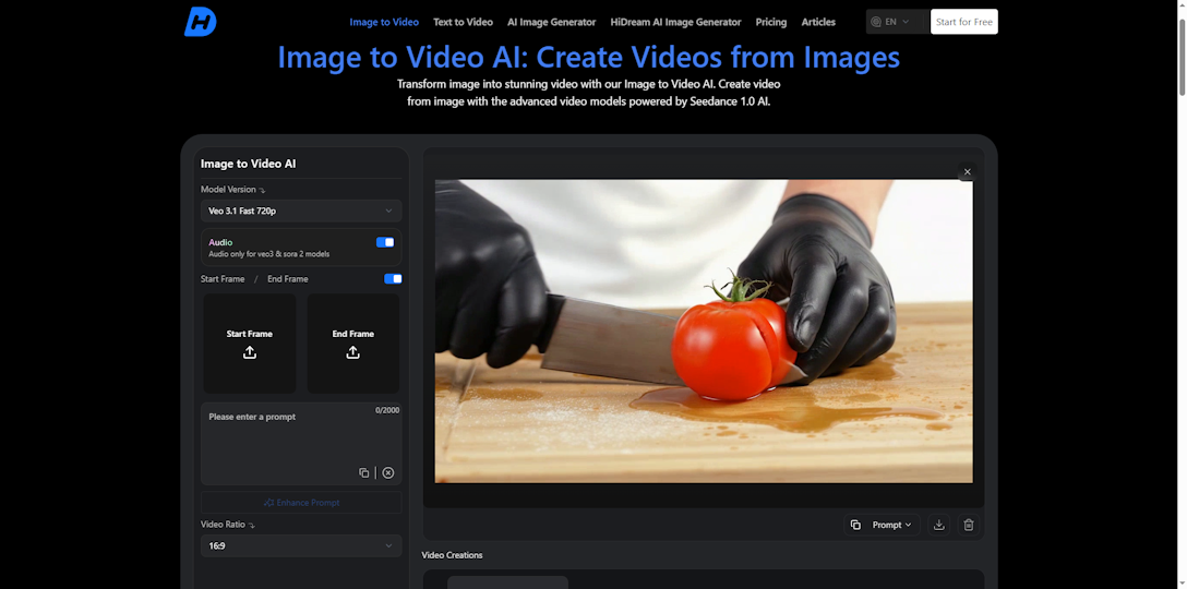 Heydream AI Image to Video